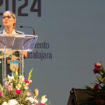 La teniente coronel Cristina Moreno homenajea a las mujeres del campo, a los toros y ‘a la Virgen de la Antigua que, como la Guardia Civil, protege al pueblo’, en el pregón que abre oficialmente las Ferias y Fiestas de Guadalajara 2024