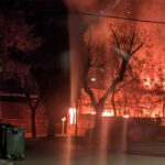 Un incendio, visible en toda la ciudad de Guadalajara, devora parte del recinto de El Fuerte