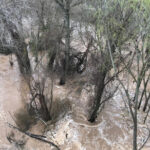 Hasta 15 puntos de control de agua de la cuenca del Tajo están ya en nivel rojo por desbordamiento, seis de ellos en la provincia de Guadalajara, que se podrían agravar por los desembalses que se están realizando en previsión de más lluvias esta semana